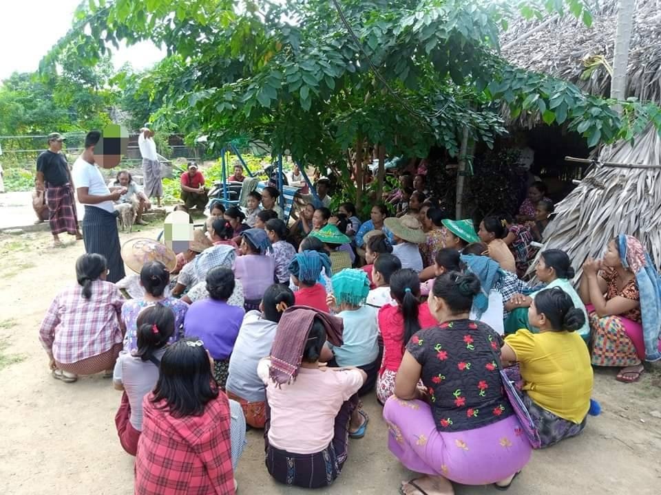 ပုလဲနယ်က မီးဘေးသင့်အိမ်ထောင်စု ၁၅၀ ကျော်အတွက် စောင်နဲ့ခြင်ထောင်တွေထောက်ပံ့