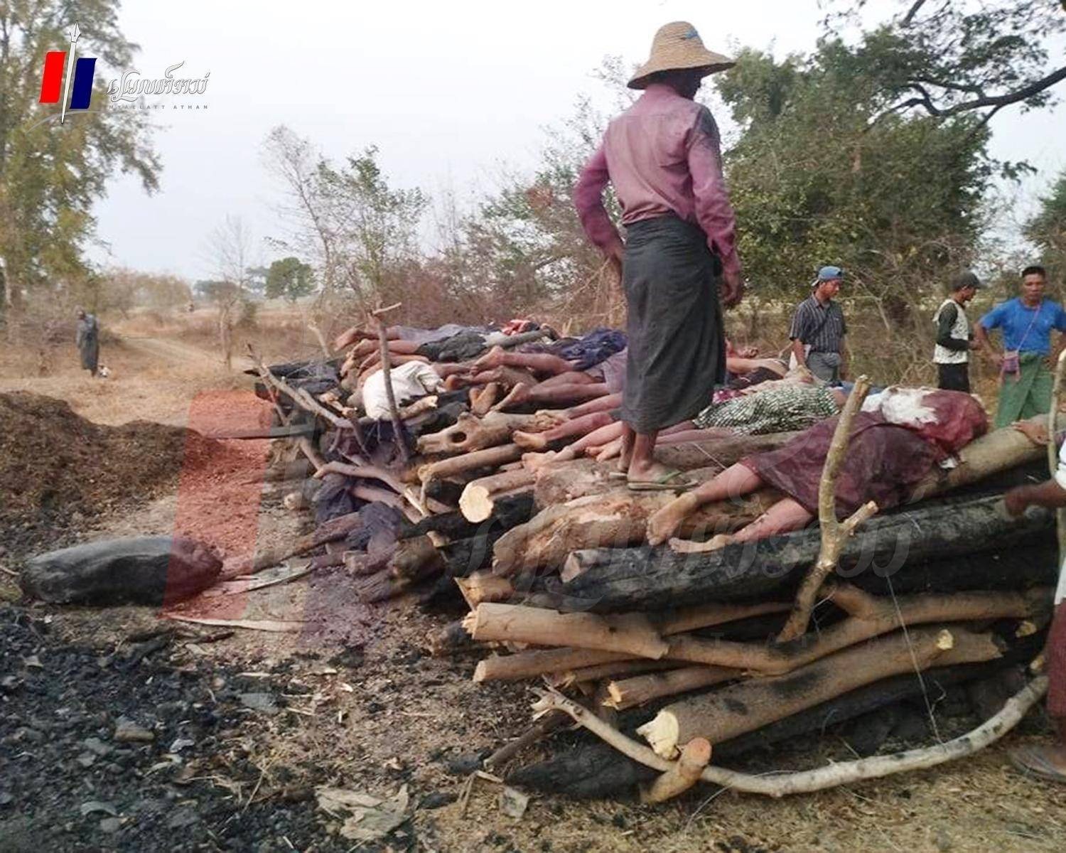 စစ်ကိုင်းမှာ ပကဖခေါင်းဆောင်နဲ့ လူသားဒိုင်းအဖြစ် ဖမ်းခံထားရတဲ့ ပြည်သူ ၁၅ ဦးသတ်ခံရ