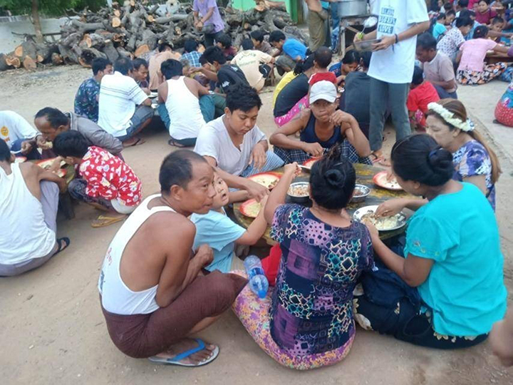 ဆားလင်းကြီးက စစ်ရှောင် ၄ ထောင်ကျော်အတွက် အရေးပေါ်  ရိက္ခာလိုအပ်