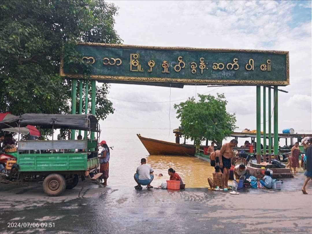 ကသာနယ်က ရေဘေးသင့်တဲ့ ရွာ ၉ ရွာ အကူအညီလိုအပ်နေ