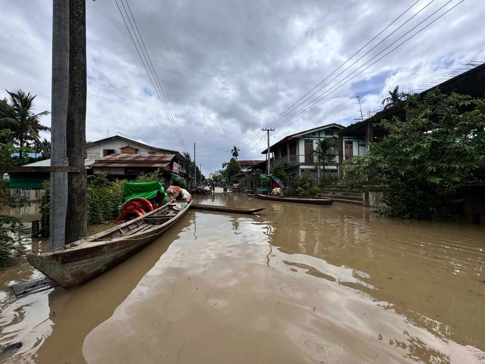 မော်လိုက်မှာ ကျေးရွာ ၁၆ ရွာခန့် ရေကြီးနေပြီး ၃ ရွာက အရေးပေါ် အကူညီလိုအပ်နေ