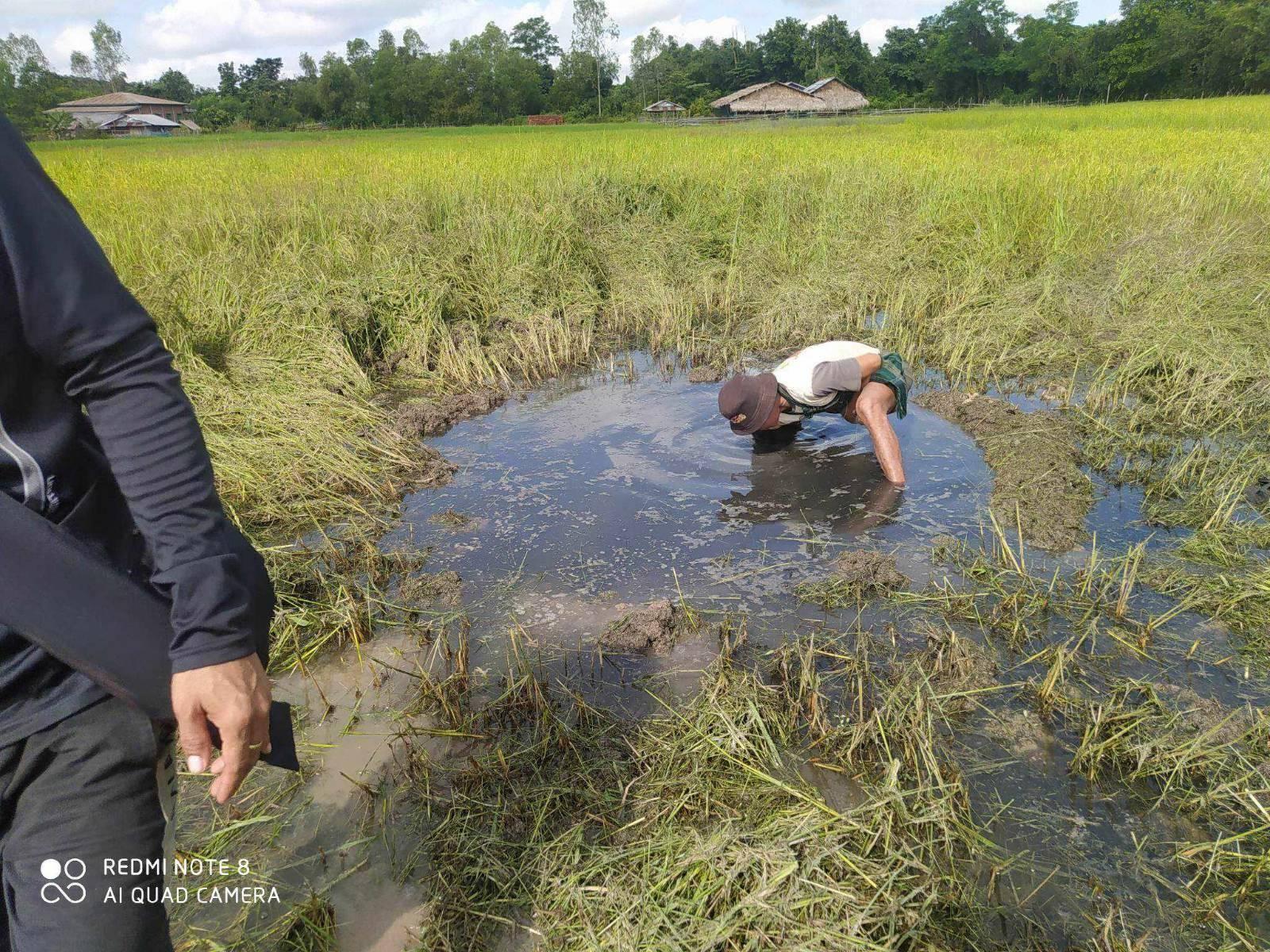 ညောင်လေးပင်မှာ စစ်ကောင်စီတပ်ပစ်ခတ်တဲ့ လက်နက်ကြီးထိလို့ ဒေသခံ ၃ ဦးဒဏ်ရာရ