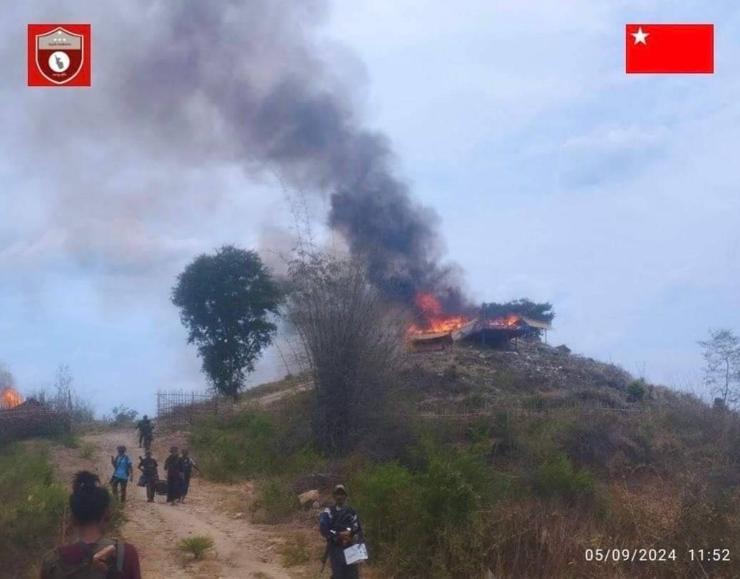 စခန်းစွန့်ပြေးသွားတဲ့ ငလှိုင်တွင်းရွာက စစ်စခန်းကို  PDFက ရှင်းလင်း