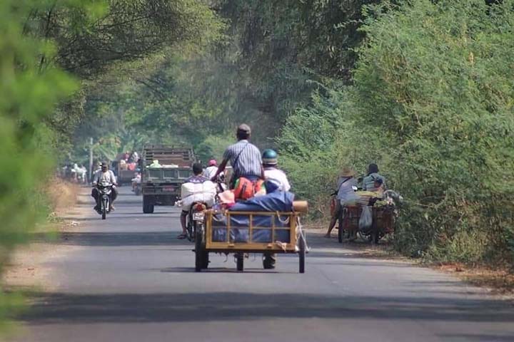 စစ်ကောင်စီ စစ်ကြောင်းဝင်နေလို့ ဆားလင်းကြီးဒေသခံ ၇၀၀၀ ကျော်ထွက်ပြေးနေရ