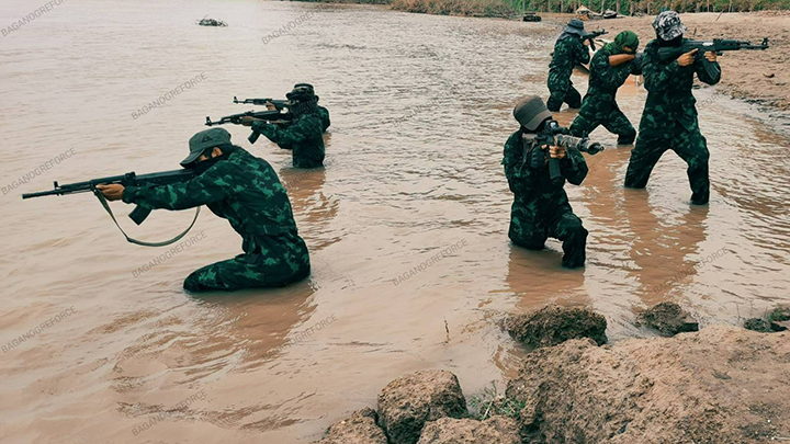 Bagan Ogre Force  တပ်ဖွဲ့ဝင်တွေကို မြို့ပြစစ်ဆင်ရေးအတွက် အထူးကွန်မန်ဒိုသင်တန်းပေး