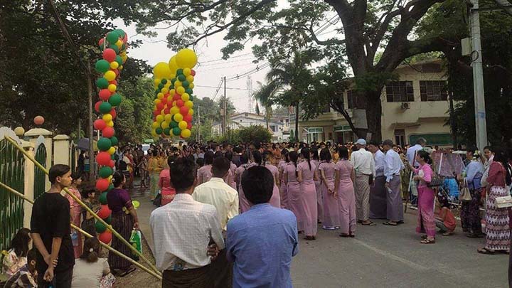 ပြည်မြို့က စစ်ကောင်စီသင်္ကြန်မဏ္ဍပ်ဖွင့်ပွဲကို လုံခြုံရေတင်းကြပ်စွာနဲ့ ပြုလုပ်ခဲ့