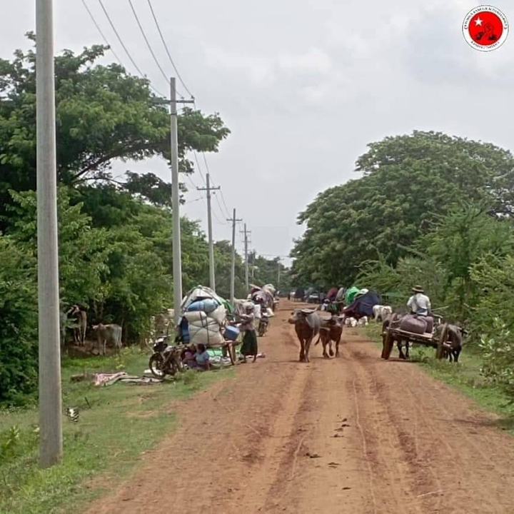 ကန့်ဘလူနယ်က ကျေးရွာတွေကို စစ်ကောင်စီမီးရှို့လို့ ဒေသခံ ၁၀၀၀၀ ကျော် ပြေးနေရ